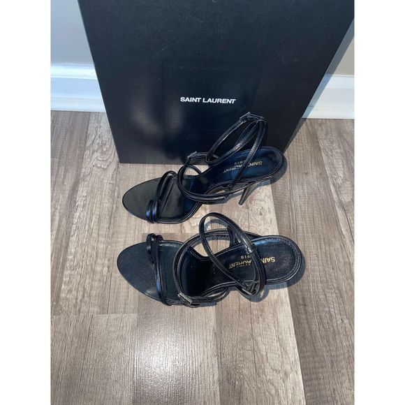 Saint Laurent
Sexy Strappy Leather Sandals - Picture 11 of 14